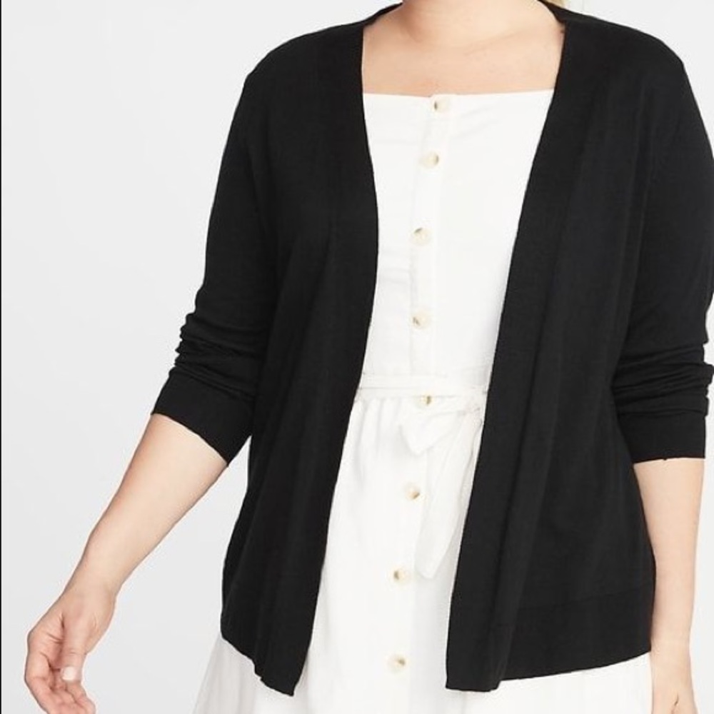Old Navy Open Front Cardigan. DEEP JADE GREEN